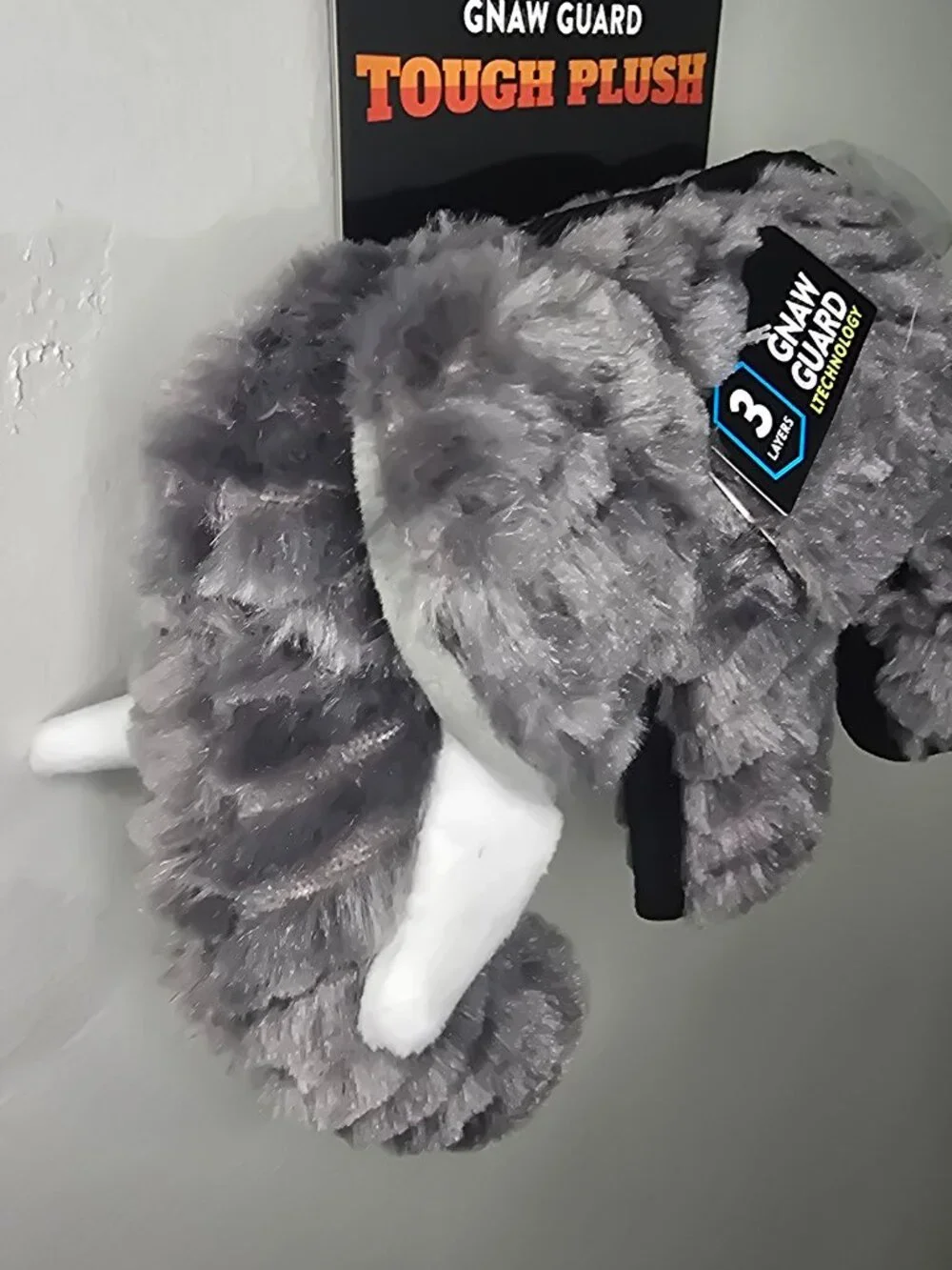 Spunky pup Tough Plush Toy Elephant-Medium Dog Toy